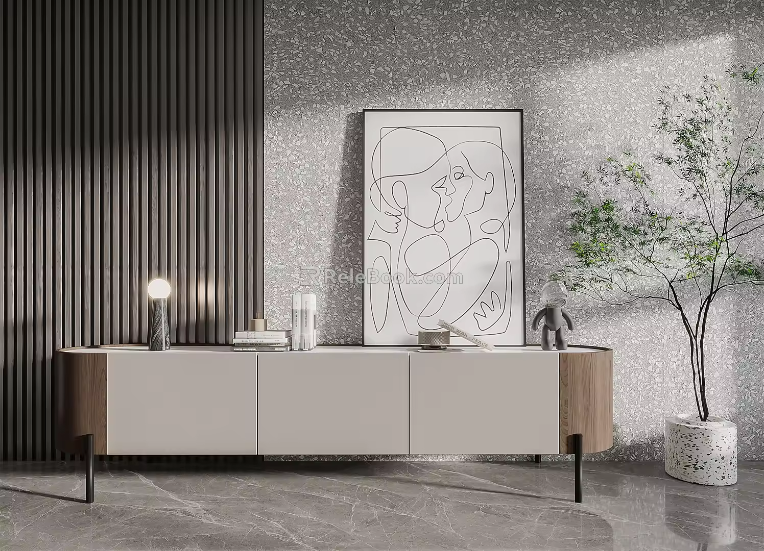 Modern TV Cabinet 3d model