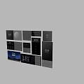 Control Panel Switch Fan Switch Card Entry 3d model