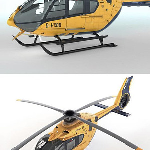 Modern Helicopter Aircraft 3d model