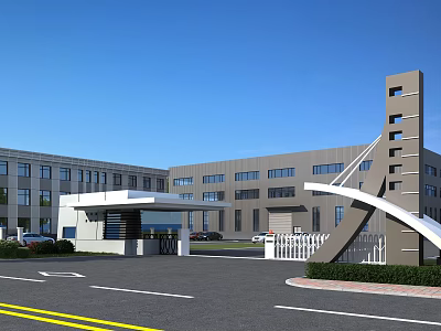 Modern Gateway Room 3d model