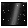 Modern Black Haier Kitchen Appliances Set Including Refrigerator Microwave And Oven