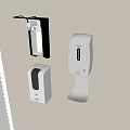 White Wall Mounted Hand Sanitizer And Soap Dispensers For Daily Cleaning Supplies