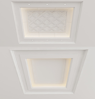 European-style ceiling 3d model