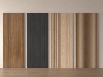 Modern wall panel 3d model