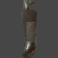 Medieval Metal Armor With Breastplate Long Sleeves Belt Skirt And Boots