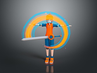 Modern Character Game Character Game Character 3d model