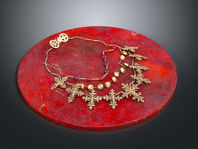 Modern Necklace Tianzhu Necklace Ornament Jewelry 3d model