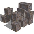 INDUSTRIAL LOFT CASE IRON CASE 3d model