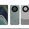Huawei Smartphones With Gradient Patterns Solid Colors And Circular Camera Modules