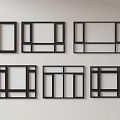 Modern windows combination windows glass windows floor-to-ceiling windows balcony windows bay windows bedroom windows sliding windows casement windows doors and windows 3d model