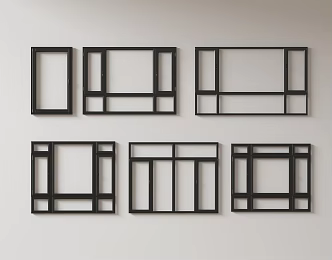 Modern windows combination windows glass windows floor-to-ceiling windows balcony windows bay windows bedroom windows sliding windows casement windows doors and windows 3d model