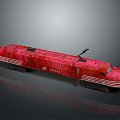 train light rail subway high-speed rail EMU modern train high-speed train high-speed locomotive EMU 3d model