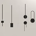 Modern Wall Lamps With Various Geometric Designs And Sleek Metal Finishes For Home Interior Decor