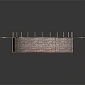 Cartoon Style Circular Arena Scene With Red Brick Walls Wooden Stands And Gray Floor