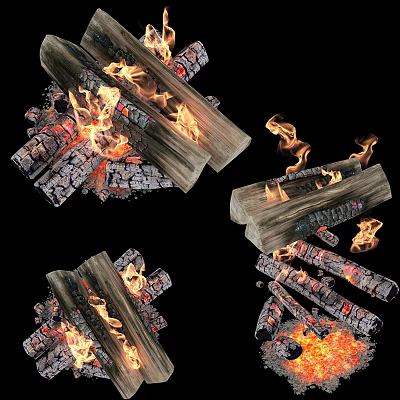 modern firewood 3d model modern firewood 3d model