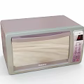 Modern Microwave Oven With Transparent Door And Digital Control Panel As Kitchen Appliance
