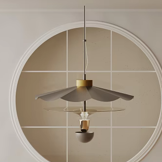 Modern chandelier 3d model