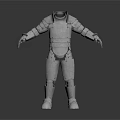 Silver Medieval Full Body Armor With Metal Plates And Jointed Design