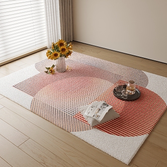 Modern Carpet Decoration 3d model