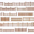 Wooden Fence Collection With Various Designs And Styles For Outdoor Use