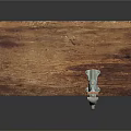 Traditional Solid Wooden Workbench With Drawers And Metal Bench Vise