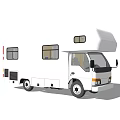 White Recreational Vehicle With Multiple Windows And Spacious Living Space