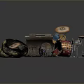 High Quality Professional Drum Set Equipment With Cymbals Sticks And Hardware