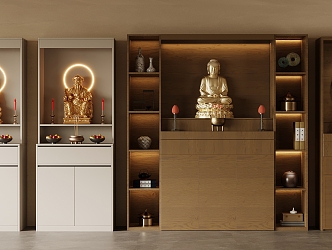 Buddhist Cabinets 3d model