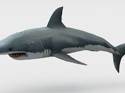 Modern Shark Undersea Shark 3d model Modern Shark Undersea Shark 3d model