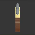 Professional Woodworking Plane With Wooden Base Shiny Metallic Components And Reflective Surface