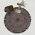 Modern Round Carpet 3d model