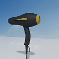 Handheld Black And Gold Air Cooler Fan With Efficient Fresh Air Design