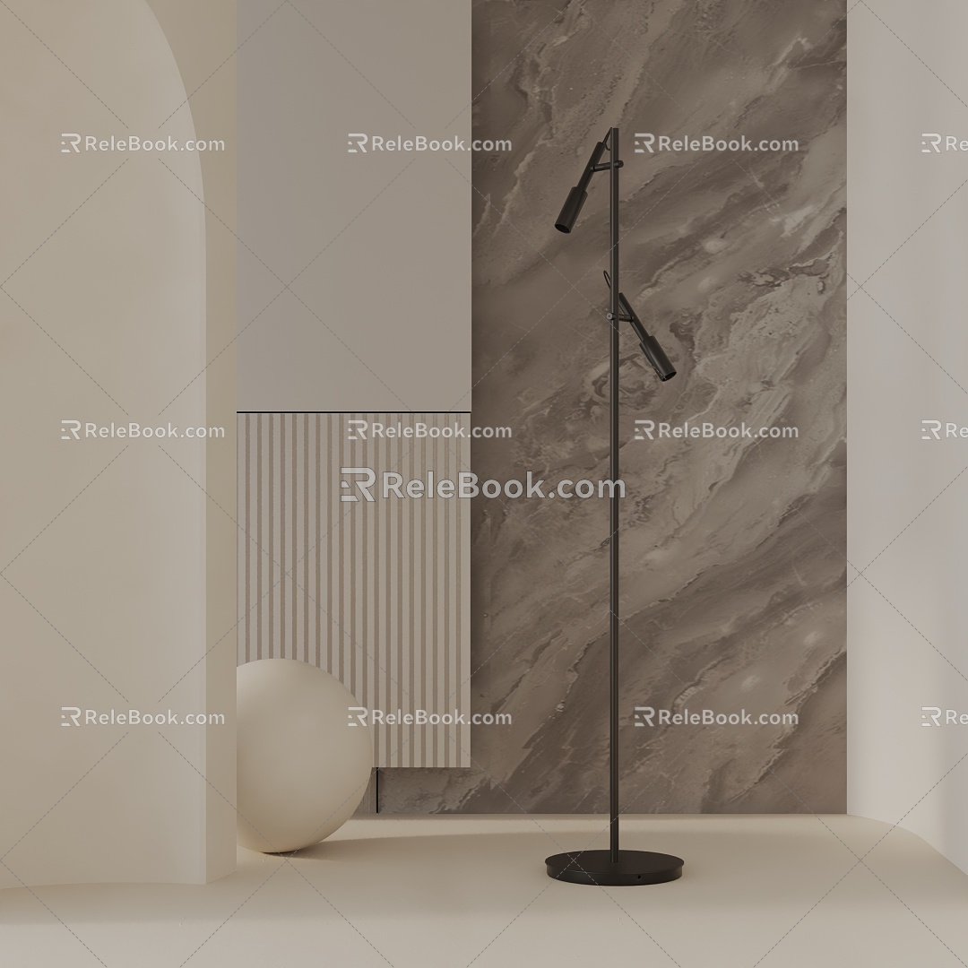 Modern floor lamp 3d model