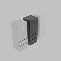 Modern Refrigerators And Freezers In Black Silver With Sleek Design For Home