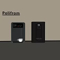 Poliform Modern Electrical Appliances With Black Design Digital Display Temperature Control And Coffee Cup