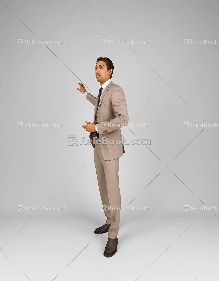 modern man 3d model