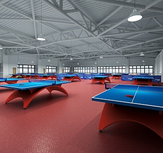 table tennis stadium 3d model