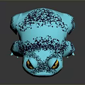 Frog Poison Frog Game Frog Reptile Cold Blooded Animal Reptile 3d model