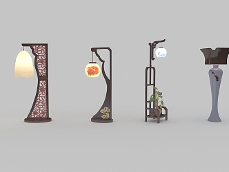 Ancient Lamps 3d model