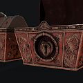 Modern Chest Modern Chest Wooden Chest Iron Chest Treasure Box Ancient 3d model