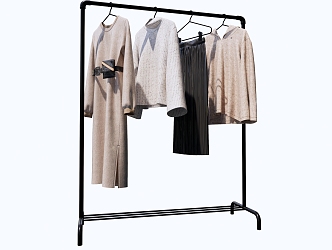 Modern Hanger Clothes Clothing Hanger 3d model