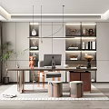 Modern study 3d model