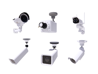 Surveillance camera combination 3d model