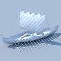 Modern Sailing 3d model