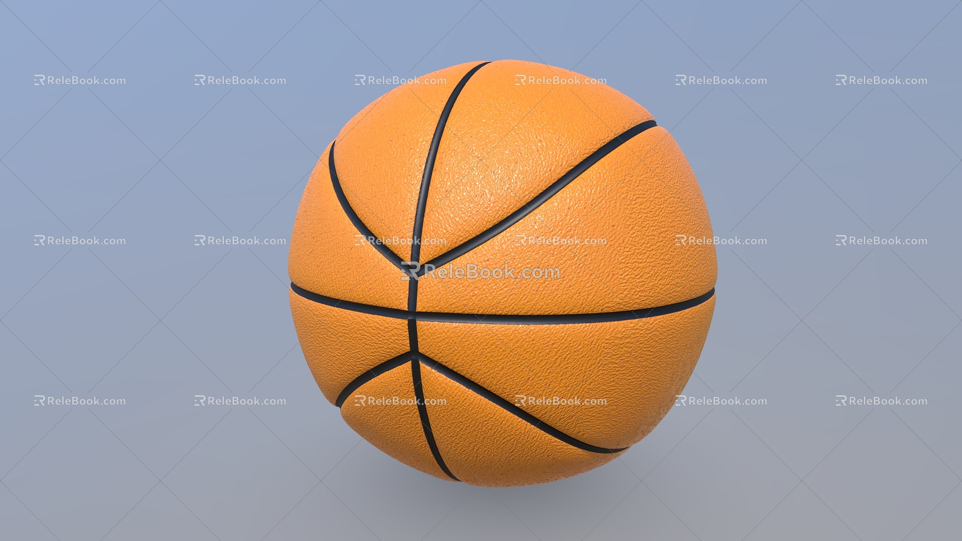 Cartoon basketball basketball ball games model