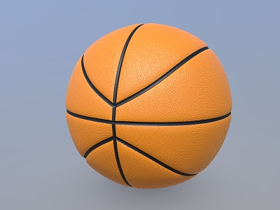 Cartoon basketball ball games model