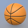 Cartoon basketball ball games 3d model