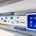Smart Education and University Office Exhibition Hall with Multiple Displays and Presentations