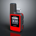 Garmin Red And Black Handheld Device With Screen Showing 53 Degrees Fahrenheit Design