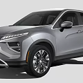 Silver Modern SUV With Sleek Exterior Design LED Headlights And Stylish Wheels